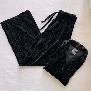 H&M Velour Pajama Set